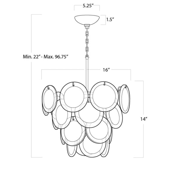 Mini Diva Chandelier